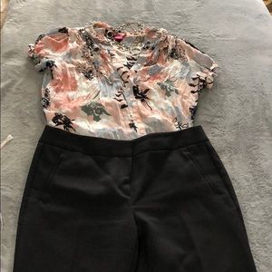 Ann Taylor Loft black slacks